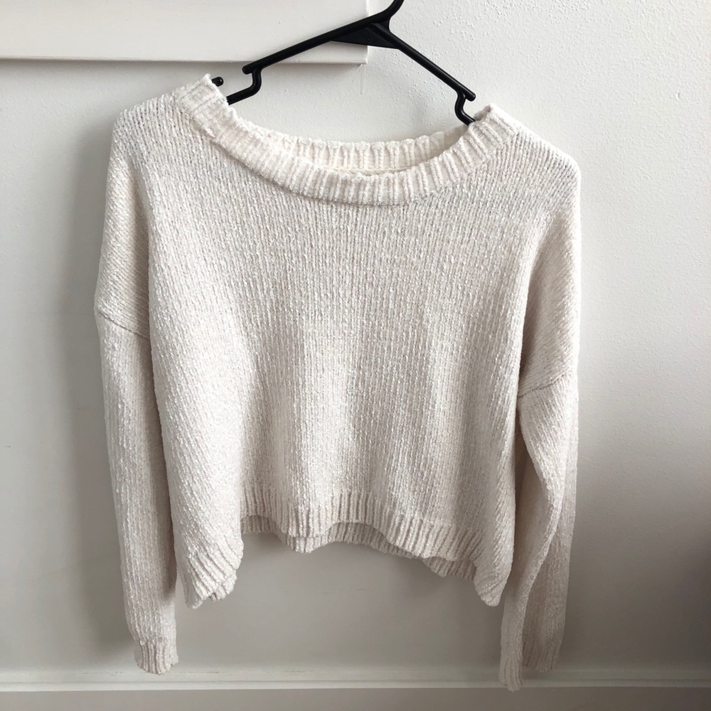 fuzzy sweater